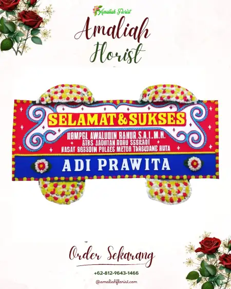 Papan Bunga Ucapan Selamat Barengkok