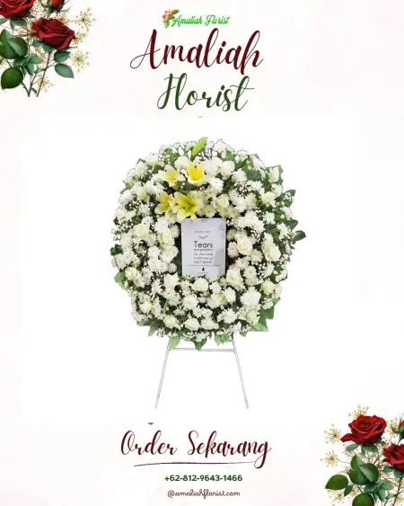 Krans Bunga Duka Barengkok